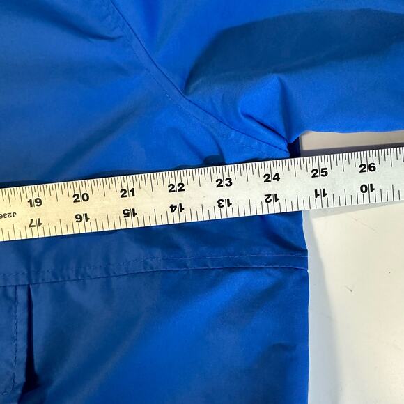 Members Only Solid Popover Windbreaker Large‎ Blue Black - Picture 10 of 11